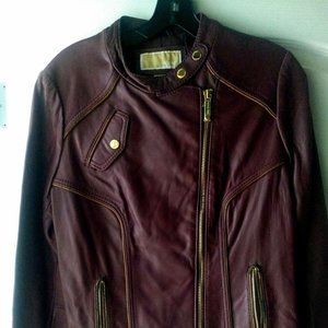 NEW Michael Kors leather jacket - size M